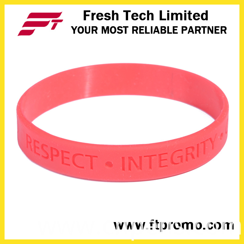 Promotional Sports Silicone Wristband with Custom Design
